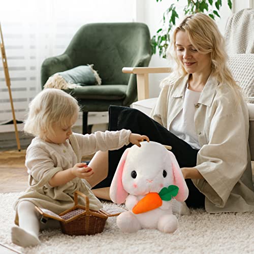 Kawaii Bunny Plush Toy with Carrot Cuddles