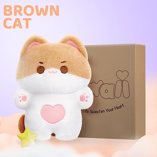Mewaii Squishy Brown Cat Kawaii Plush Toy