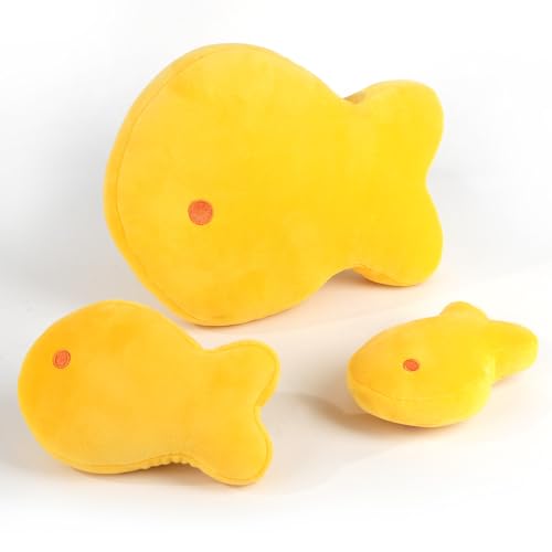 Kawaii Goldfish Plush Toys Set of 3