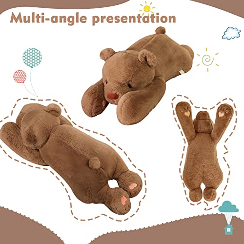 Adorable 31.5in Kawaii Big Brown Bear Plush
