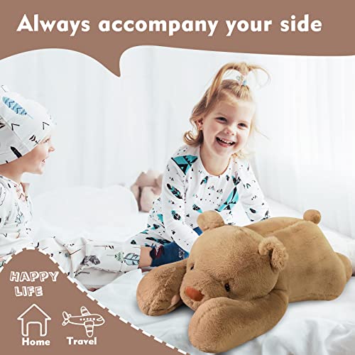 Adorable 31.5in Kawaii Big Brown Bear Plush