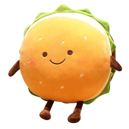 Cute Hamburger Plush Toy - Kawaii Food Pillow