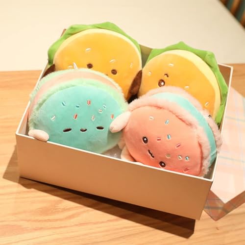 Cute Hamburger Plush Toy - Kawaii Food Pillow
