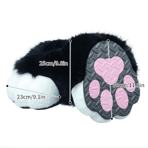 Kawaii Faux Animal Paw Slippers for Cosplay