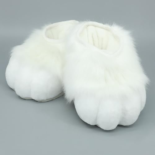 Kawaii Faux Animal Paw Slippers for Cosplay