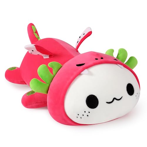 Adorable 19" Axolotl Dragon Fruit Plush Toy