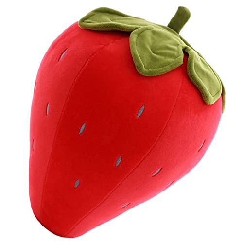 Kawaii Strawberry Plush Pillow for Kids