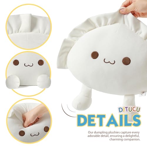 Kawaii Dumpling Plush Pillow - Adorable 14 Inch Toy