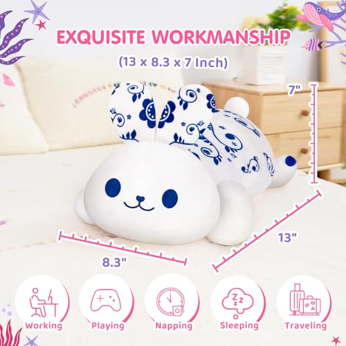 Celadon Kawaii Rabbit Plush Pillow & Toy