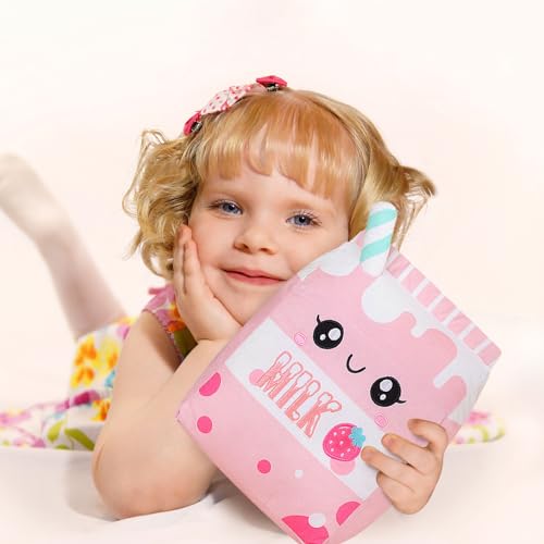 Cute Strawberry Milk Plushie Pillow - Kawaii Toy