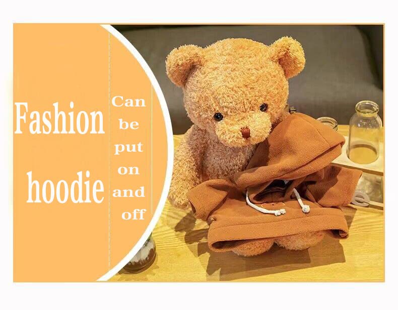 Cute Brown Teddy Bear Plush Toy 11.8