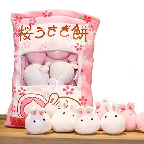 Cherry Blossom Bunny Plushie - Kawaii Plush Toy