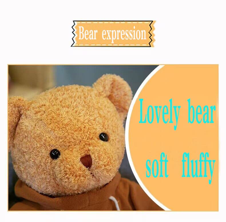 Cute Brown Teddy Bear Plush Toy 11.8