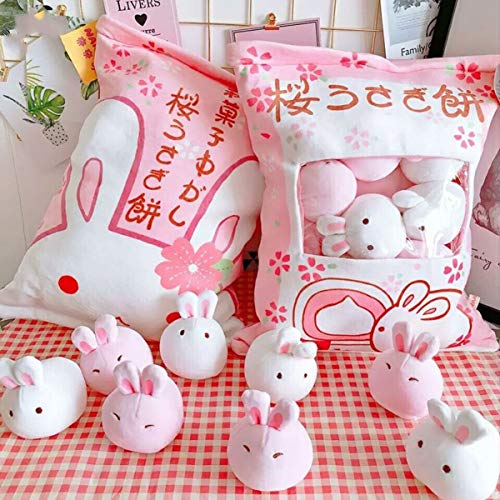 Cherry Blossom Bunny Plushie - Kawaii Plush Toy