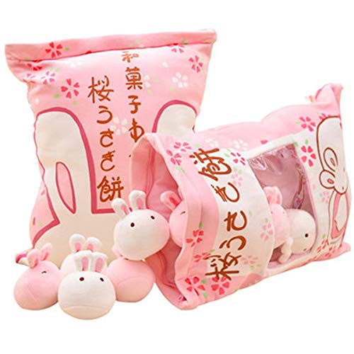 Cherry Blossom Bunny Plushie - Kawaii Plush Toy