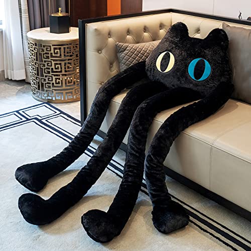 Kawaii Long Cat Plush Pillow - 39" Soft Toy