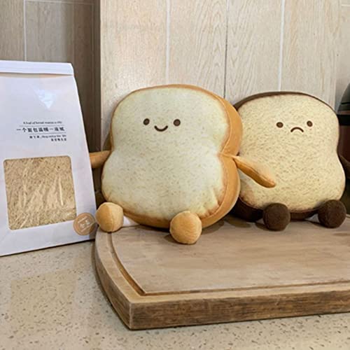 Kawaii Toast Bread Plush Pillow Toy