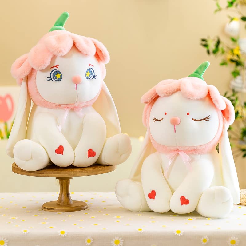 MISI Cute White Petal Rabbit Kawaii Plush Toy