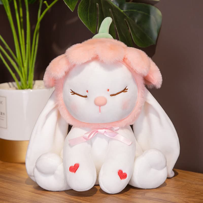 MISI Cute White Petal Rabbit Kawaii Plush Toy