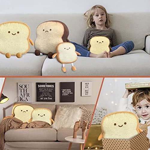 Kawaii Toast Bread Plush Pillow Toy