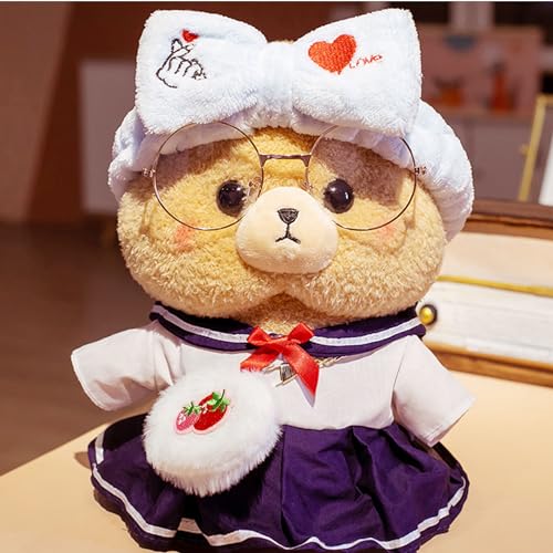 MOMIU Adorable Bear Plushie with Kawaii Accessories