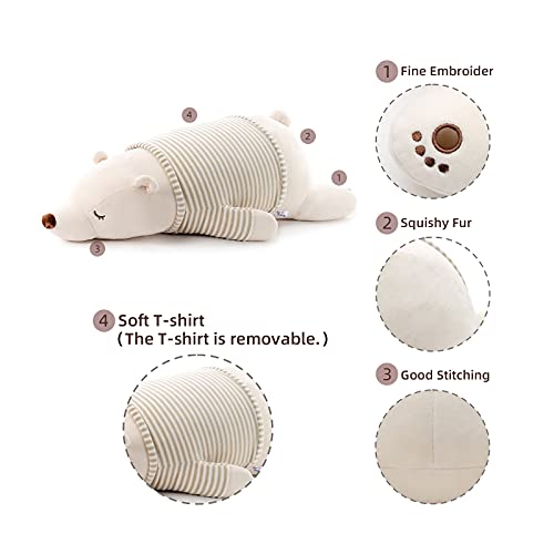 Adorable 17.7" Niuniu Daddy Polar Bear Plush