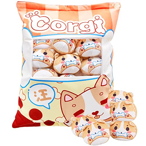 Civaner Kawaii Plush Pillow - Fluffy Animal Decor