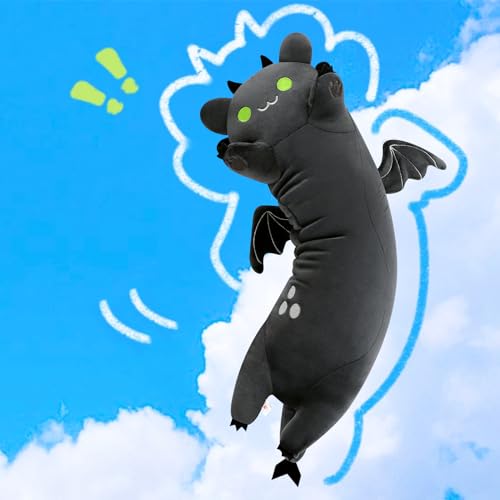 Kawaii Long Dragon Cat Plush Pillow - 19.6