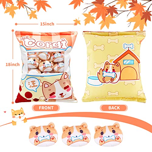 Civaner Kawaii Plush Pillow - Fluffy Animal Decor