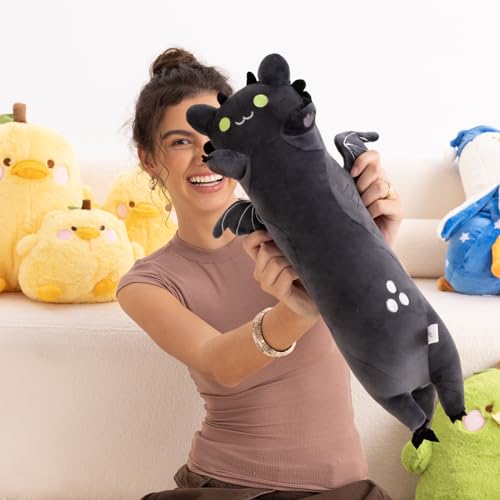 Kawaii Long Dragon Cat Plush Pillow - 19.6