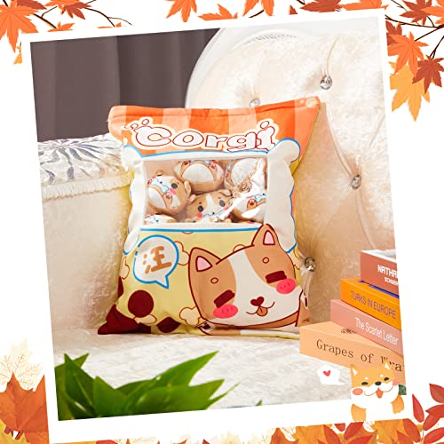 Civaner Kawaii Plush Pillow - Fluffy Animal Decor