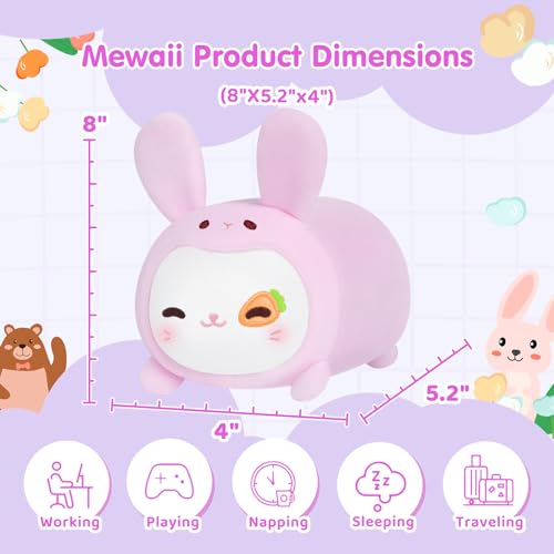 Cute Bunny Plush Pillow - Kawaii Stuffed Toy