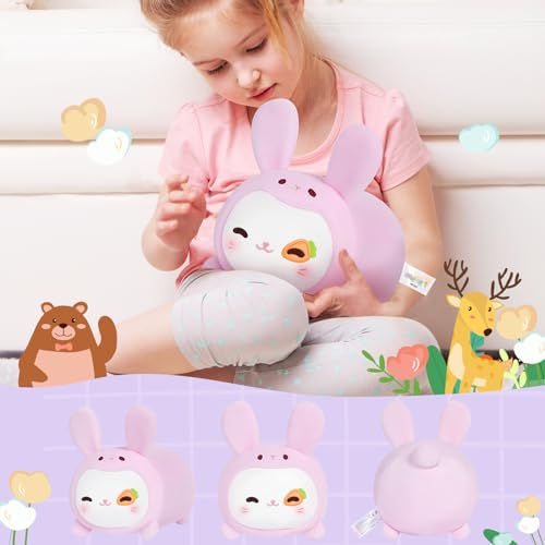 Cute Bunny Plush Pillow - Kawaii Stuffed Toy
