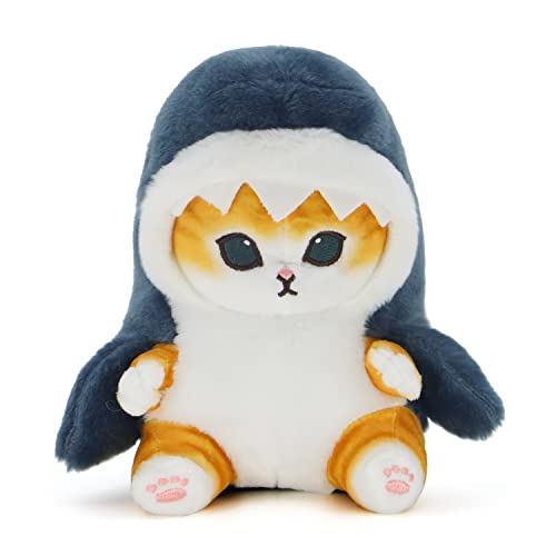 CNAANA Kawaii Shark Cat Plush Toy - 20cm