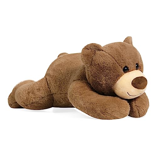 Kawaii 24" Weighted Brown Bear Plush Toy