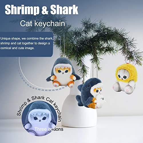 CNAANA Kawaii Shark Cat Plush Toy - 20cm