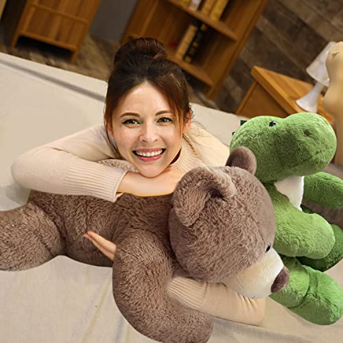 Kawaii 24" Weighted Brown Bear Plush Toy