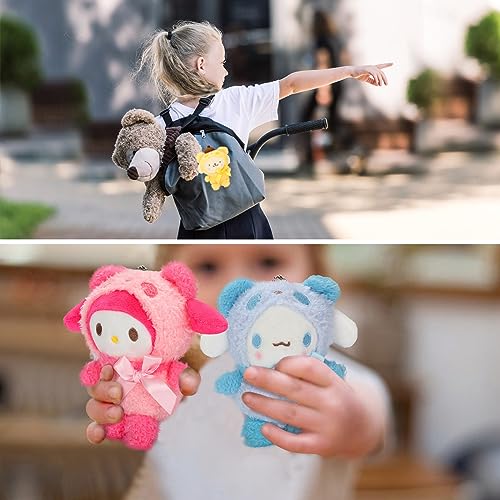 6-Piece Kawaii Kitty Anime Plush Set