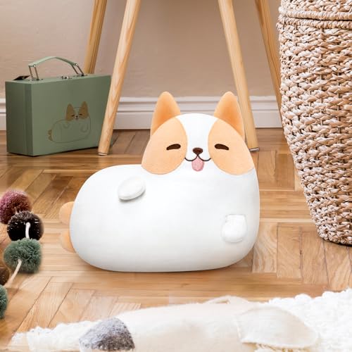 Kawaii Corgi Heart Pillow Plush Stuffed Toy