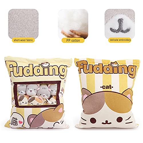 Adorable Kawaii Kitten Plush Pillow Toy