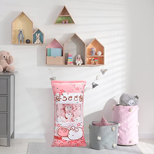 Adorable Kawaii Bunny Plush Pillow for Kids