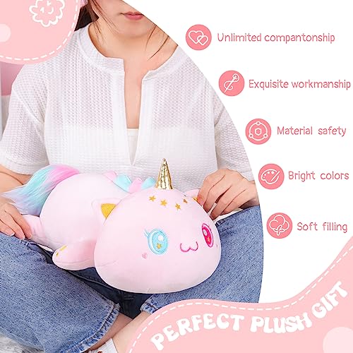 Cute Caticorn Cat Plush Pillow - Kawaii Gift