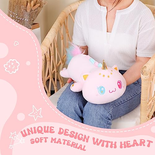 Cute Caticorn Cat Plush Pillow - Kawaii Gift