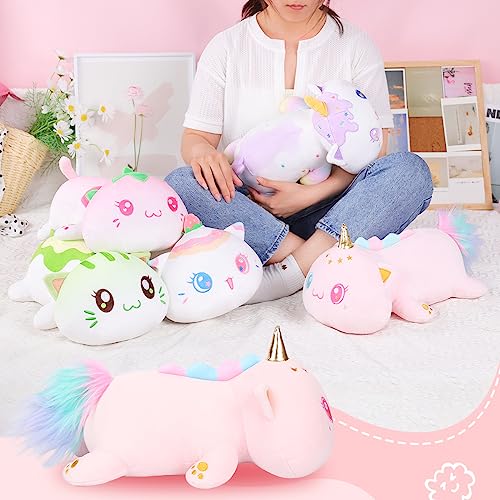 Cute Caticorn Cat Plush Pillow - Kawaii Gift