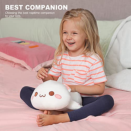 Adorable White Kitten Plush Toy for Kids