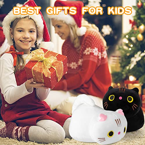 Kawaii 8-Inch Cat Plushies Set - Cuddly Decor