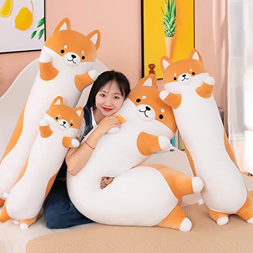 Adorable Long Shiba Inu Plush Pillow Toy