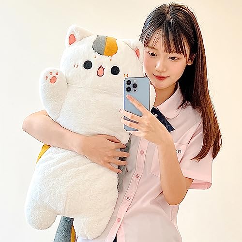 Large Taiyaki Cat Plush Pillow - Cute Kawaii Toy