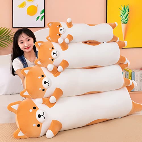 Adorable Long Shiba Inu Plush Pillow Toy