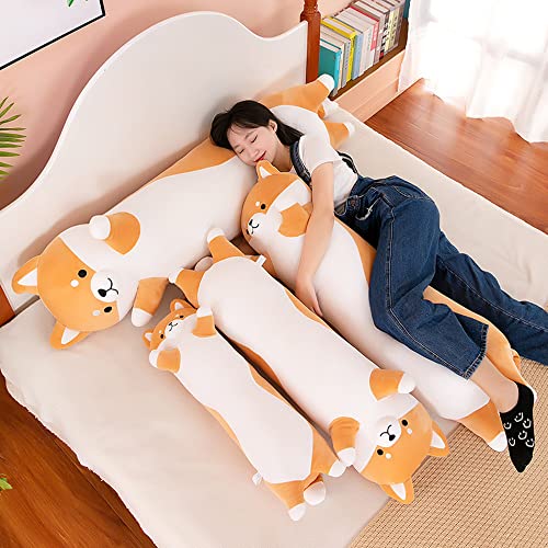 Adorable Long Shiba Inu Plush Pillow Toy